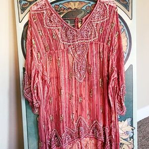 GORGEOUS Beaded/Shear Tunic by Free People